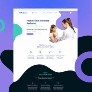 WEB pedimed Kormiandre™ - weby s esencí srdce