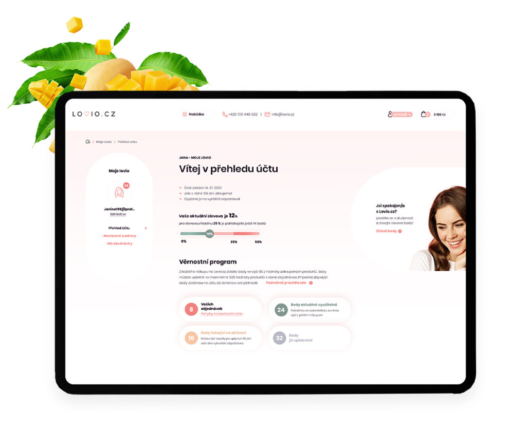 Detail Lovio 7 Tablet2 2 Kormiandre™ - weby s esencí srdce
