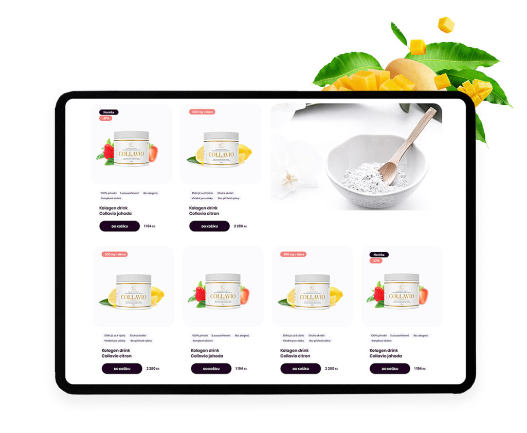 Detail Lovio 8 Tablet4 Kormiandre™ - weby s esencí srdce