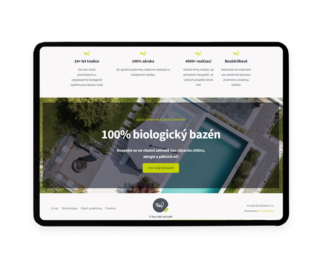 TabletBCH4 Kormiandre™ - weby s esencí srdce